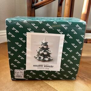 Fitz & Floyd Holiday Hamlet Large Christmas Tree Enchanted Forest Original Box